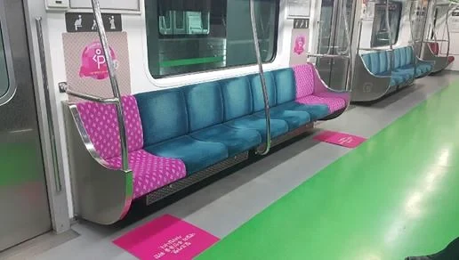 Why are Seoul’s pregnancy-priority seats pink?
