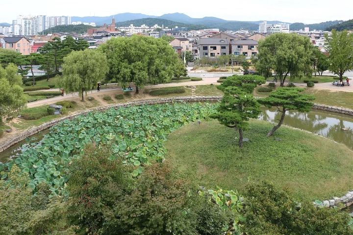 Along the Hwaseong Fortress walls