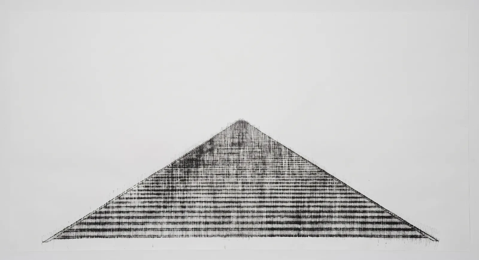Black lines converge toward a point on a horizontal sheet