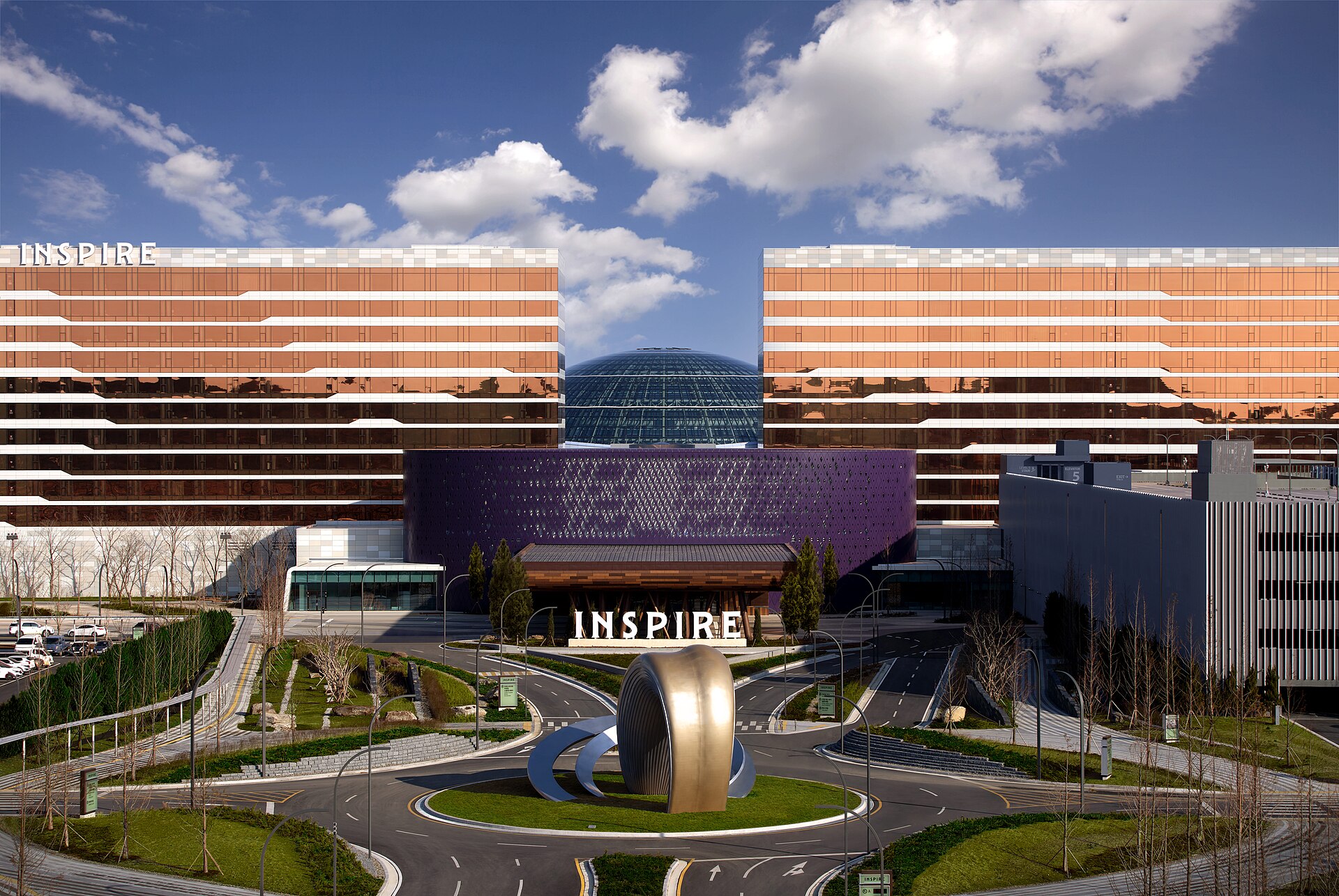 Exterior of Inspire Entertainment Resort in Incheon
